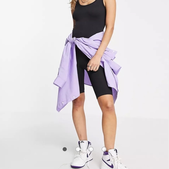 Black Ribbed Unitard S/M - Picture 4 of 8